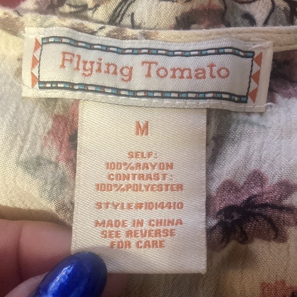 Flying tomato boho top size M - Picture 5 of 5